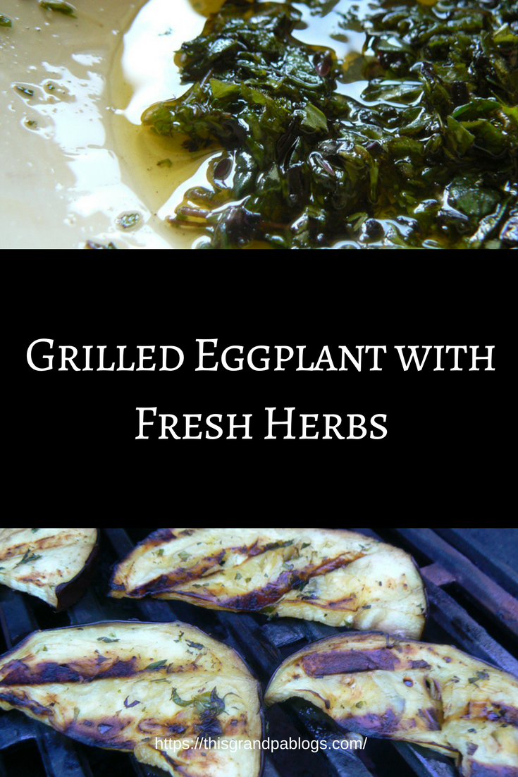 Grilled Eggplant with Fresh Herbs