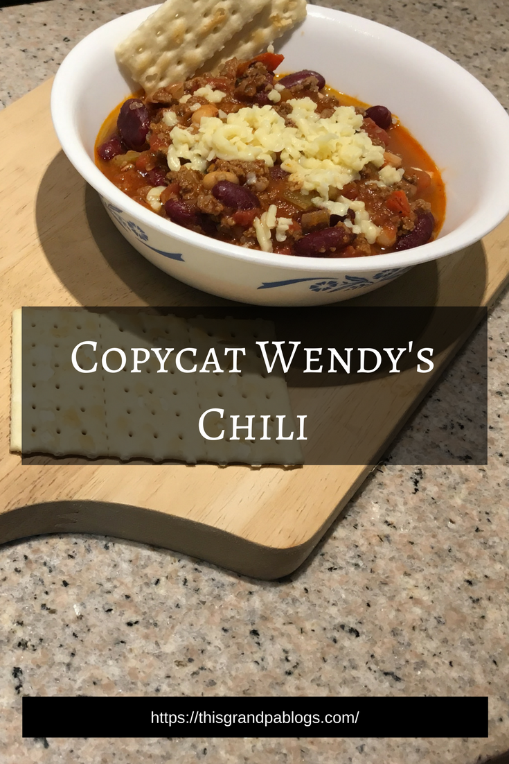 wendy's chili